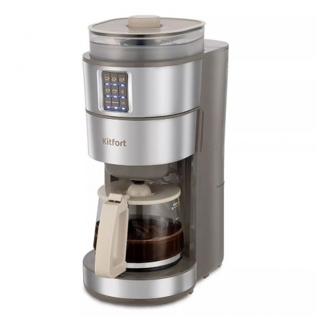 Кофеварка автоматичекая Kitfort КТ-7204 - фото 1