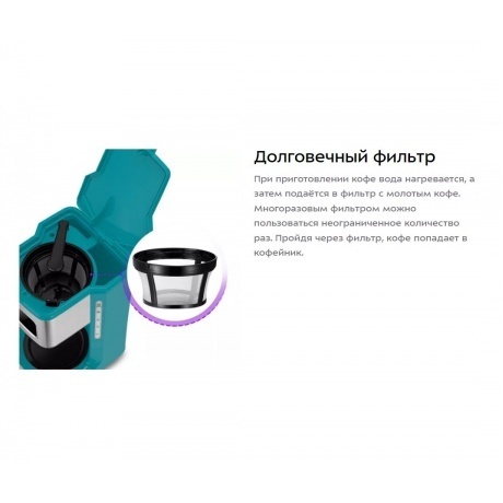 Кофеварка капельная Kitfort КТ-7251 - фото 10