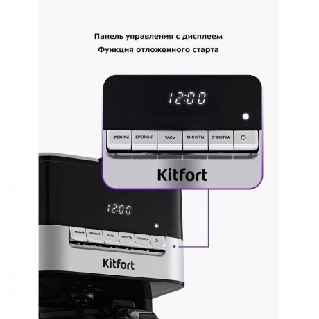 Кофеварка капельная Kitfort КТ-7203 - фото 25