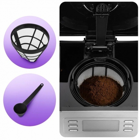 Кофеварка капельная Kitfort КТ-7263 - фото 3