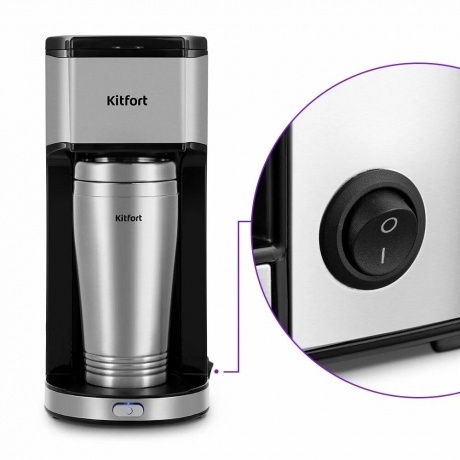 Кофеварка капельная Kitfort КТ-7367 - фото 2