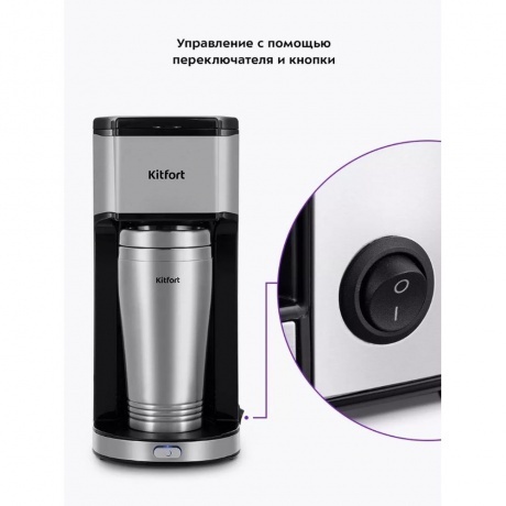 Кофеварка капельная Kitfort КТ-7367 - фото 23