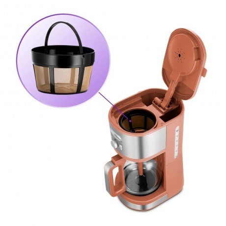 Кофеварка капельная Kitfort КТ-7445 - фото 3