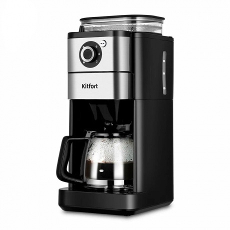 Кофеварка автоматичекая Kitfort КТ-7364 - фото 1