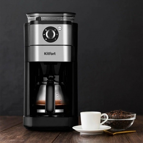 Кофеварка автоматичекая Kitfort КТ-7364 - фото 9