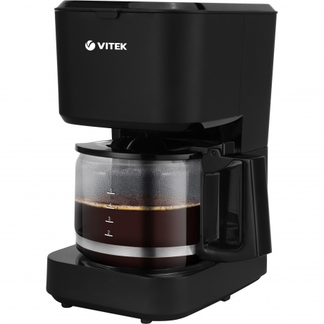 Кофеварка капельная Vitek VT-8386 630Вт черный - фото 1