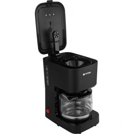 Кофеварка капельная Vitek VT-8386 630Вт черный - фото 2