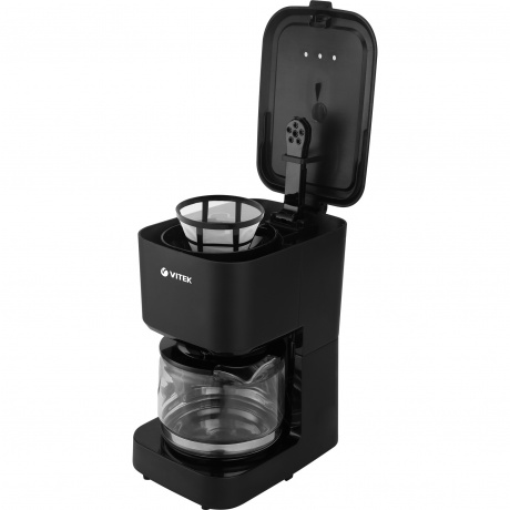 Кофеварка капельная Vitek VT-8386 630Вт черный - фото 4