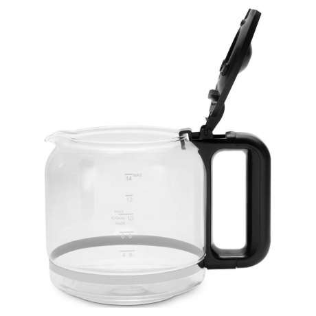 Кофеварка капельная Hyundai HYD-1212 900Вт черный/серебристый - фото 16