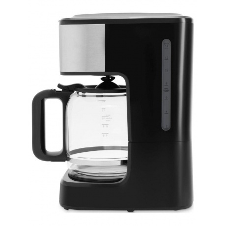 Кофеварка капельная Hyundai HYD-1212 900Вт черный/серебристый - фото 4