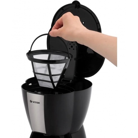 Кофеварка капельная Vitek VT-1503 900Вт черный - фото 11