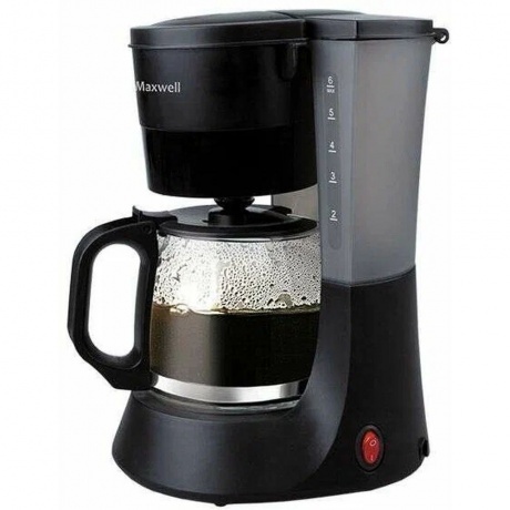 Кофеварка капельная Maxwell MW-1650 600Вт черный
