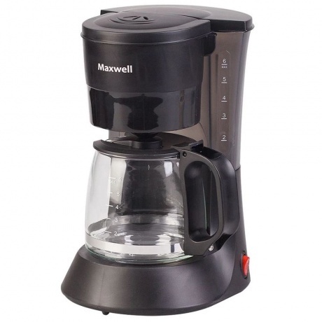 Кофеварка капельная Maxwell MW-1650 600Вт черный - фото 17