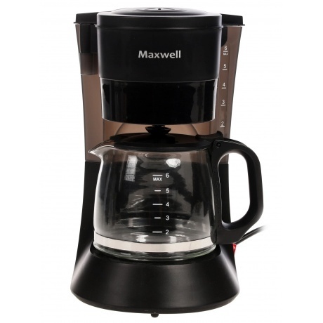 Кофеварка капельная Maxwell MW-1650 600Вт черный - фото 18