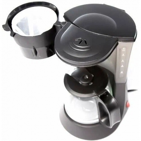 Кофеварка капельная Maxwell MW-1650 600Вт черный - фото 5