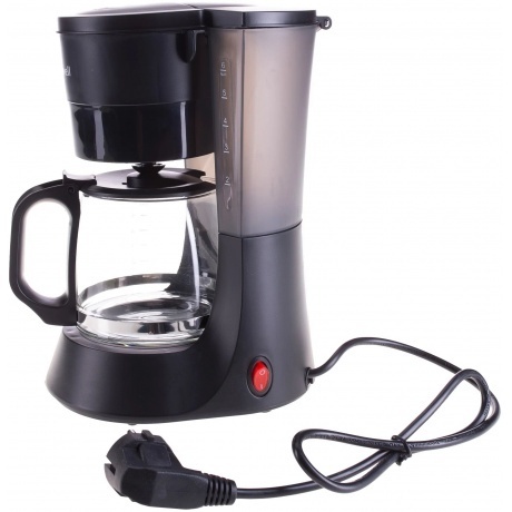 Кофеварка капельная Maxwell MW-1650 600Вт черный - фото 6