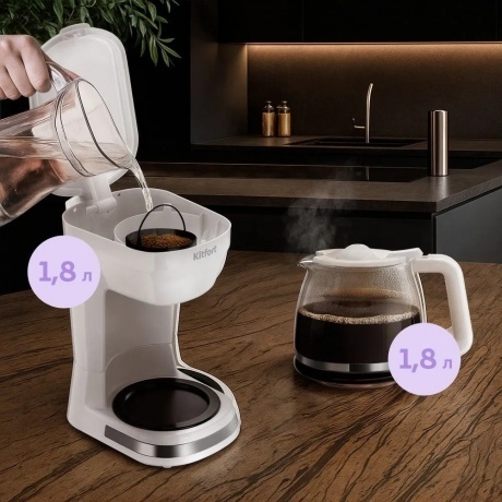 Кофеварка капельная Kitfort КТ-7538 - фото 5