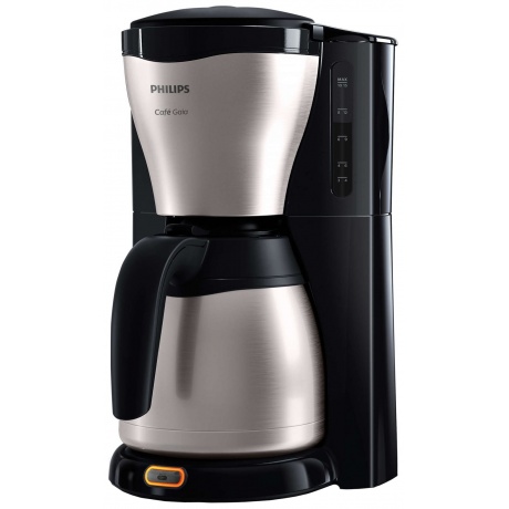 Кофеварка капельная Philips HD7546/20 Cafe Gaia серебристая/черная - фото 4
