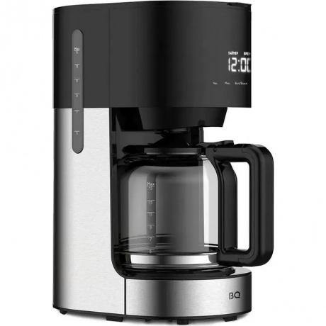 Капельная кофеварка BQ CM1001 Черный-стальной - фото 2