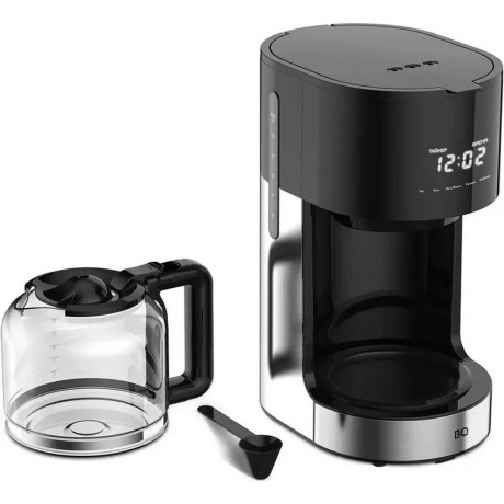 Капельная кофеварка BQ CM1001 Черный-стальной - фото 4