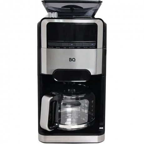 Капельная кофеварка со встроенной кофемолкой BQ CM3002 Черный-Стальной - фото 3