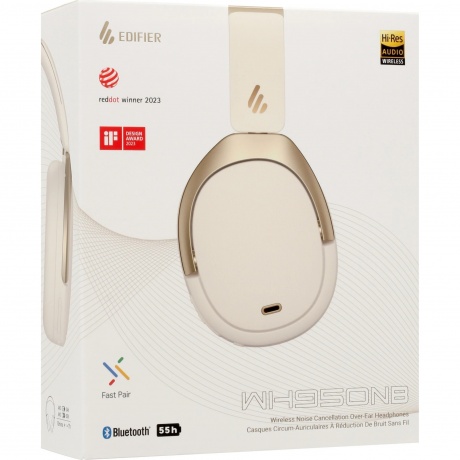 Наушники Edifier WH950NB слоновая кость путаница с цветом - фото 6