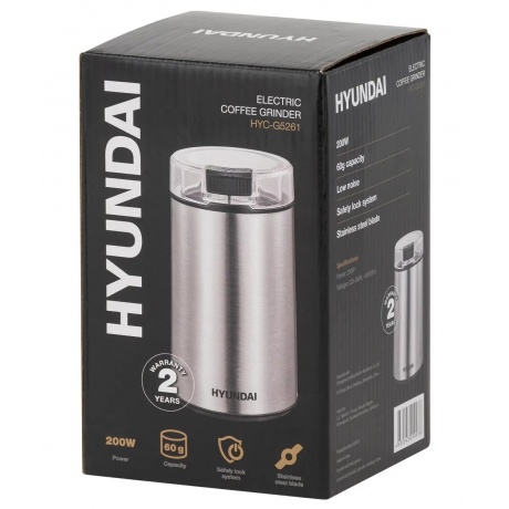Кофемолка Hyundai HYC-G5261 - фото 7