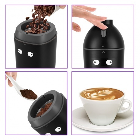 Кофемолка Kitfort КТ-772-1 чёрная - фото 3