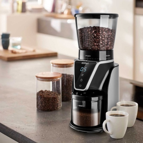 Кофемолка Kitfort КТ-784 - фото 6
