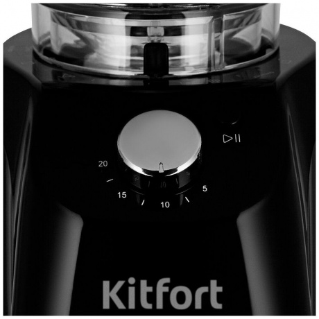 Кофемолка Kitfort КТ-791 160Вт черный - фото 4
