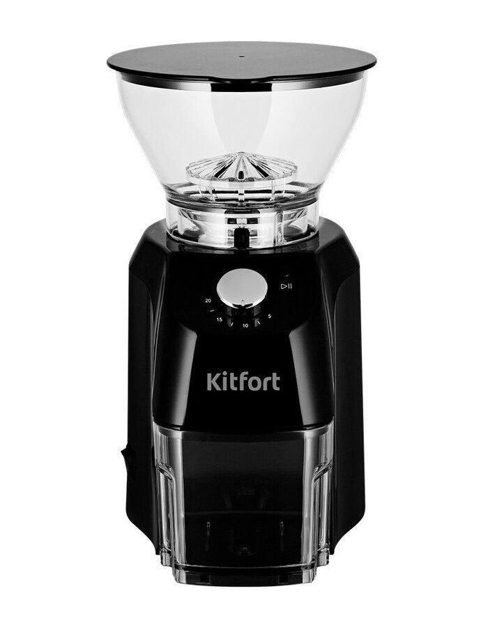 Кофемолка Kitfort КТ-791 160Вт черный цена и фото