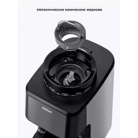 Кофемолка Kitfort КТ-7517 - фото 25