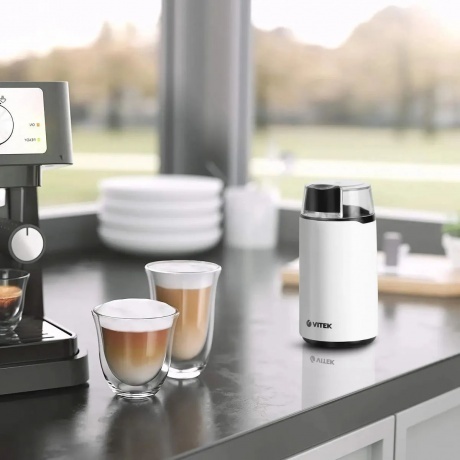 Кофемолка Vitek  VT-1547 Harmony белый - фото 7