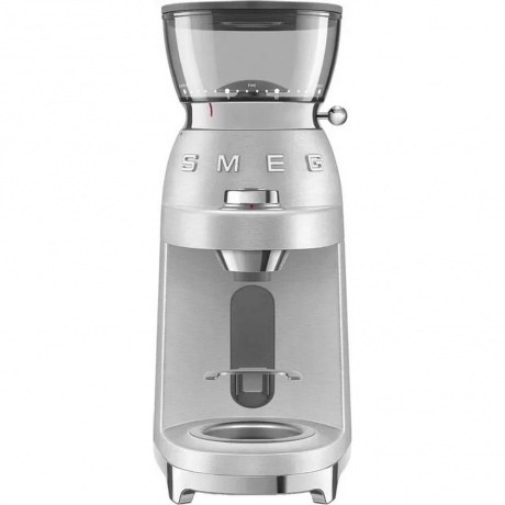 Кофемолка Smeg CGF02SSEU серебро - фото 8
