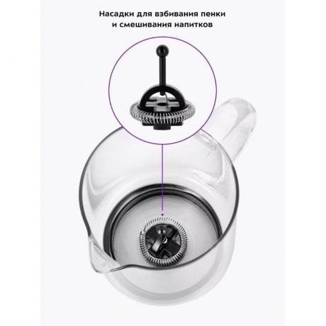 Капучинатор Kitfort КТ-7199-1 черный - фото 29