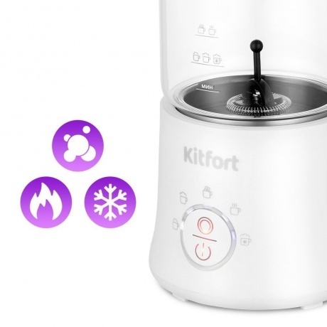 Капучинатор Kitfort КТ-7199-2 белый - фото 12