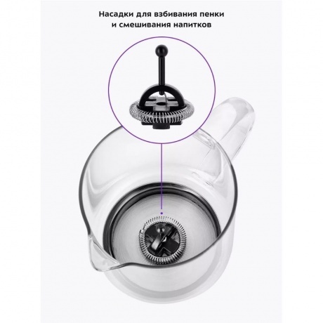 Капучинатор Kitfort КТ-7199-2 белый - фото 21