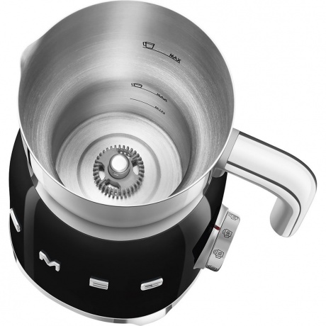 Вспениватель молока Smeg MFF11BLEU черный - фото 5