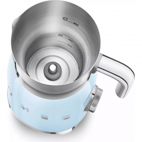 Вспениватель молока Smeg MFF11PBEU пастельный голубой - фото 6