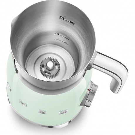 Вспениватель молока Smeg MFF11PGEU пастельный зеленый - фото 5