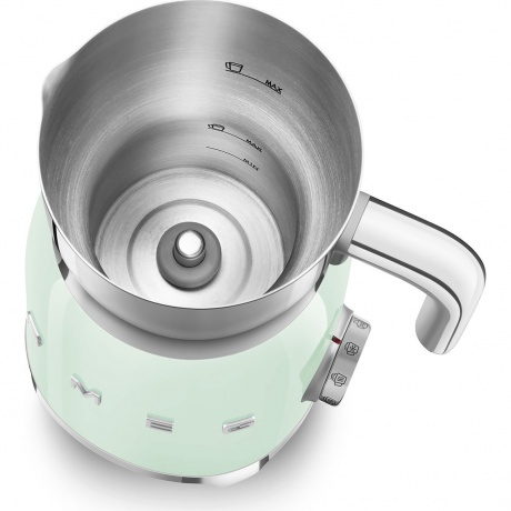 Вспениватель молока Smeg MFF11PGEU пастельный зеленый - фото 6