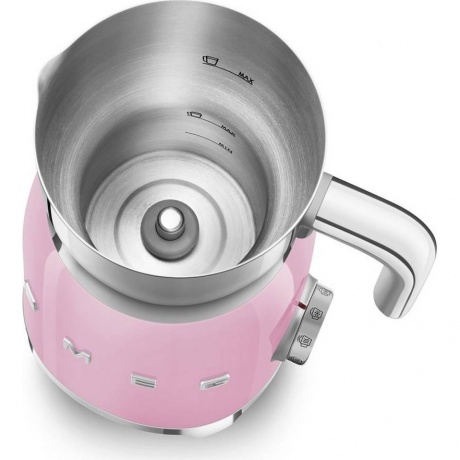 Вспениватель молока Smeg MFF11PKEU розовый - фото 6