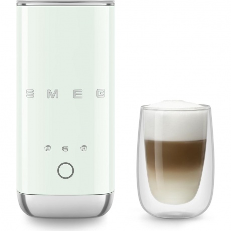 Вспениватель молока Smeg MFF02PGEU пастельный зеленый - фото 2
