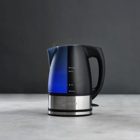 Чайник электрический Scarlett Sc-1020 2 2Л 2200Вт Черный (Пластик) - фото 22