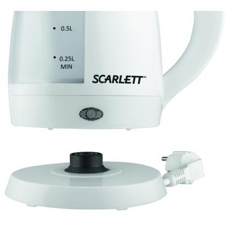 Чайник Scarlett SC-EK18P40 1л. 1600Вт белый (пластик) - фото 5