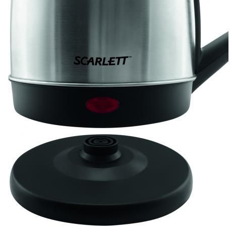 Чайник Scarlett SC-EK21S25 1.5л. 1350Вт серебристый (нержавеющая сталь) - фото 4