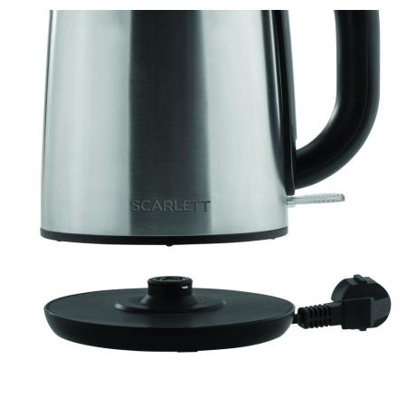 Чайник Scarlett SC-EK21S49 1.7л. 2200Вт нержавеющая сталь - фото 3