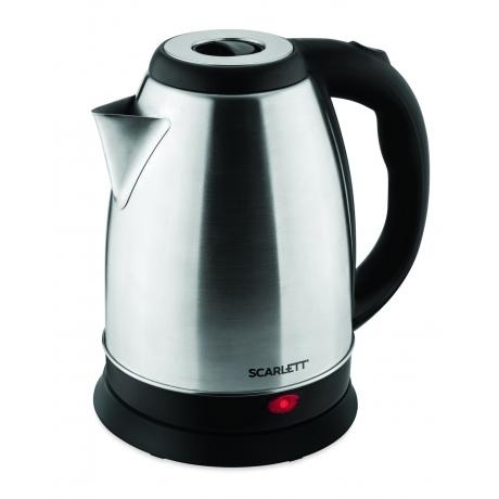 Чайник электрический Scarlett SC-EK21S51 1.8л. 1500Вт нержавеющая сталь - фото 5
