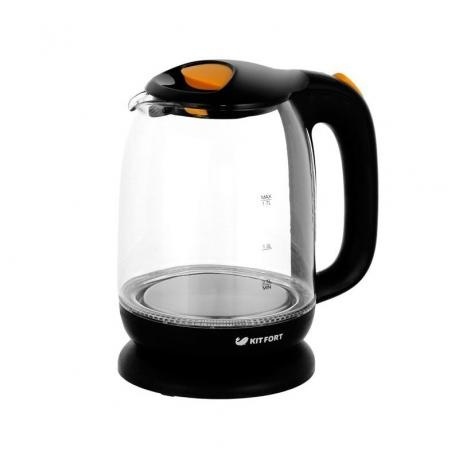 Чайник электрический Kitfort КТ-625-4 желтый - фото 2