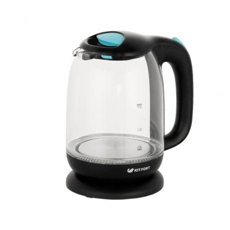 Чайник электрический Kitfort КТ-625-1 голубой - фото 3